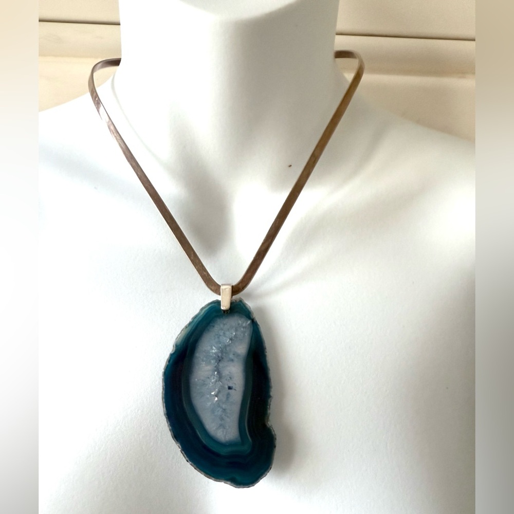 Mexican handmade signed, 925 silver collar - Picture 5 of 6